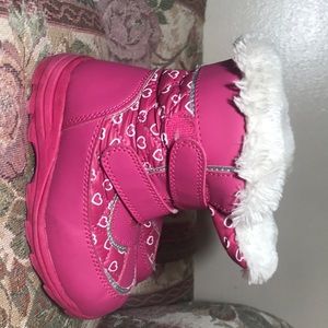 Pink boots